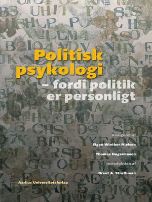 cover image of Politisk psykologi